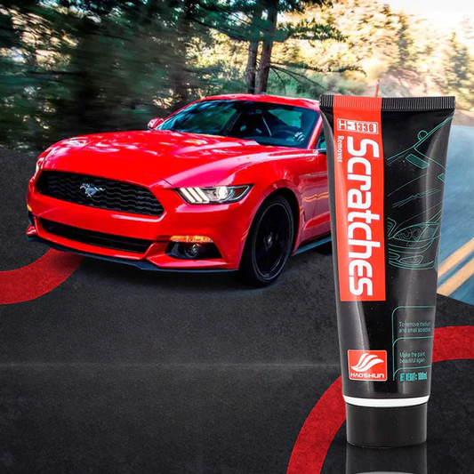 Kit de Borrado de Rayones para Coche – Crema Renovadora de Pintura + Esponja Aplicadora