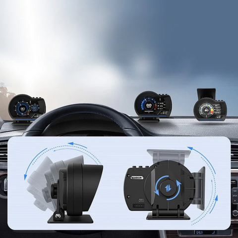 תצוגת ראש גבוהה— ראייה ברורה ונוחות נהיגה