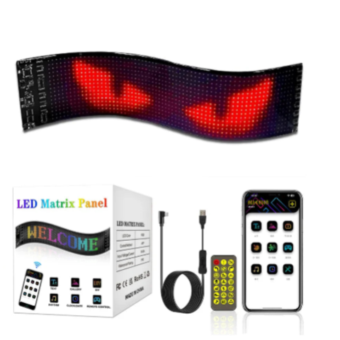 Flexibilní LED pásek programovatelný – personalizované světelné zprávy