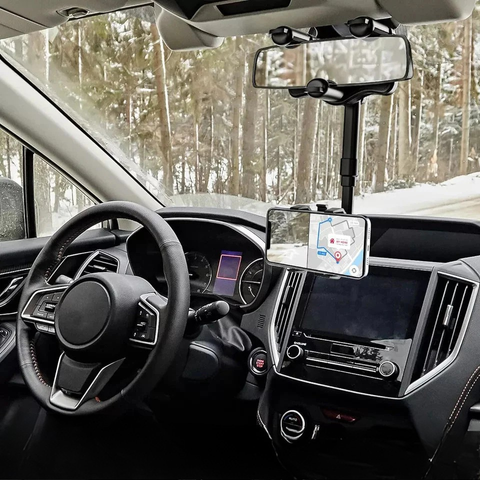 Støtte Telefon Bil – Feste På Speilet