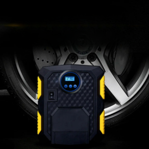 מדחס אוויר נייד 12V – נפיחה מהירה וללא מאמץ
