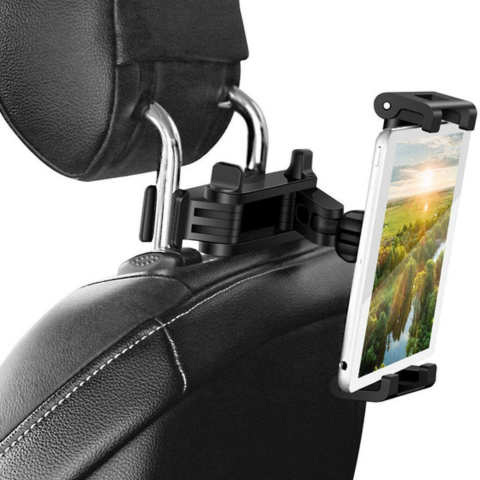Car Seat Support For Phone And Tablet — Ideal For Travel And Entertainment
