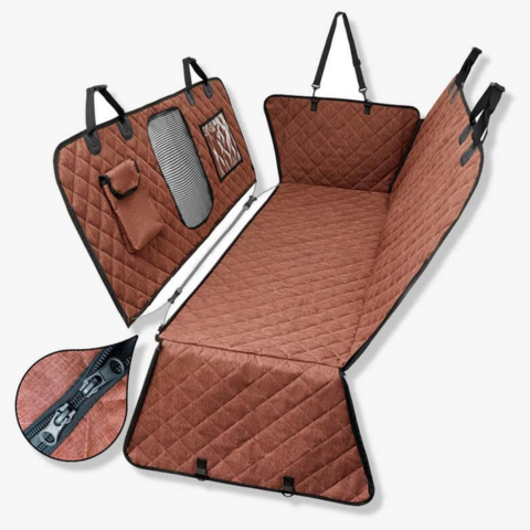 Funda de Protección Trasera de Coche — Ideal para Transportar a los Perros
