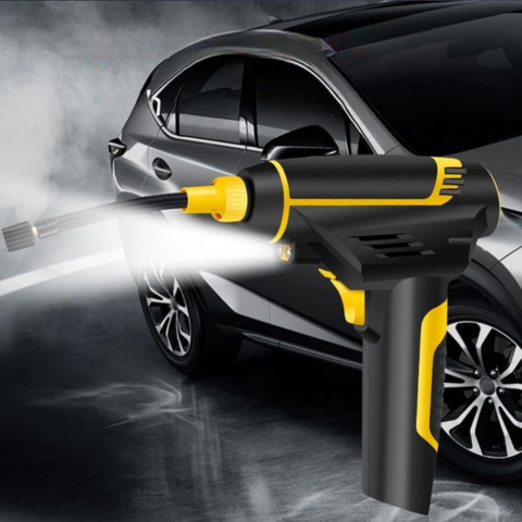 Bærbar Luftkompressor 120W — Rask oppblåsing med digital skjerm