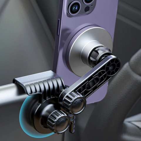 Support Telefonico Per Tesla — Fissaggio Magnetico E Ricarica Senza Fili