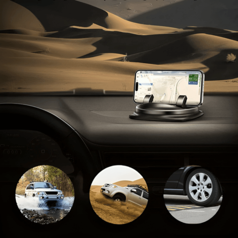 תמיכה טלפון רכב — מתכוונן ויציבות מחוזקת