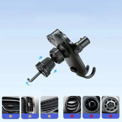 Støtte Telefon Bil — Kompatibel med Alle Smarttelefoner