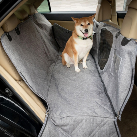 Funda de Protección Trasera de Coche — Ideal para Transportar a los Perros