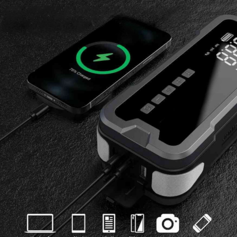 Avviatore Auto Intelligente – Batteria Portatile e Versatile