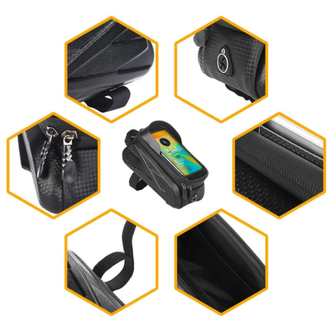 Puzdro na rám bicykla - vodotesné a multifunkčné