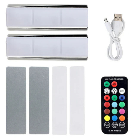 Opladelig Multifarvet Bilbelysning – Nem Installation