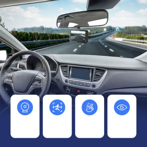 Front and Rear Dashcam – Continuous Surveillance of Your Vehicle