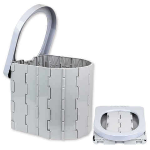 Toilette da Viaggio Pieghevole – Facile da Trasportare e da Utilizzare