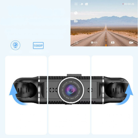 4 csatornás Dashcam - Integrált Wifi és GPS