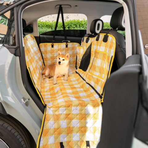 Funda de Protección Trasera de Coche — Ideal para Transportar a los Perros