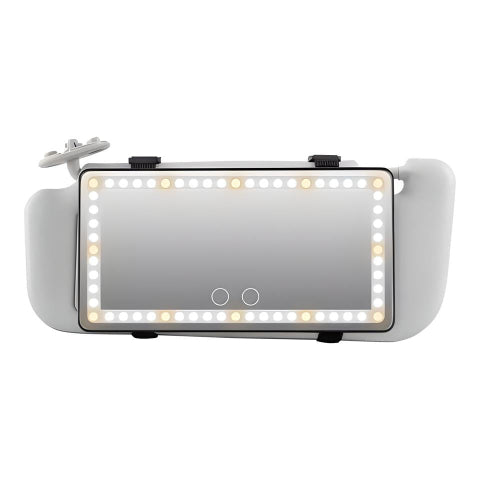Specchio LED da Sole Per Auto – Illuminazione Regolabile e Ricaricabile