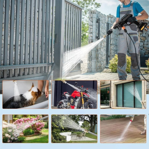 Prenosný vysokotlakový čistič – Umývanie auta bez námahy