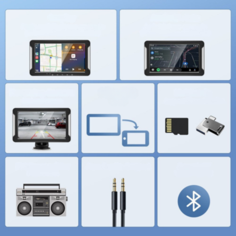 Αυτοκίνητο Πολυμέσων Οθόνη – Απλή Εγκατάσταση Και Πλήρεις Λειτουργίες