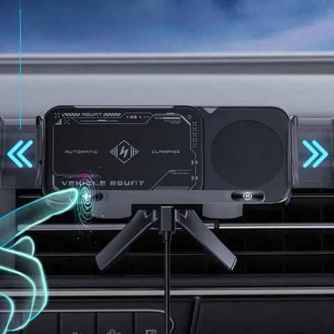 תמיכה בטלפון מגנטי לרכב — התקנה מהירה ובטוחה