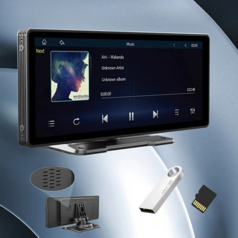 Trådløs berøringsskjerm i bilen - smart kontroll og stilig design