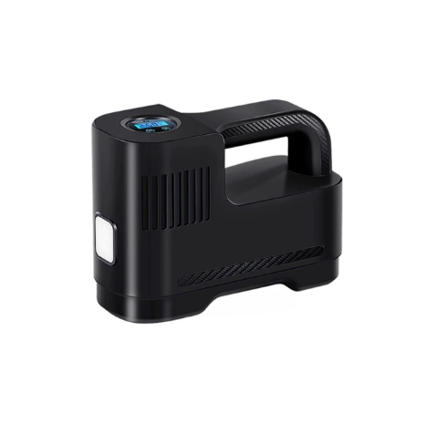 Compresor de Aire Portátil Digital 12V Con Luz LED — Seguridad y Uso Nocturno