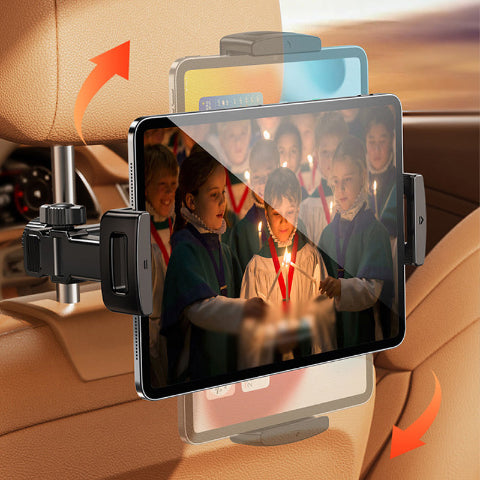 Support per telefono e tablet per auto – Fissaggio regolabile per poggiatesta