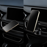 Podpora telefónu v aute – Rotujúce a zabezpečené magnetické uchytenie 