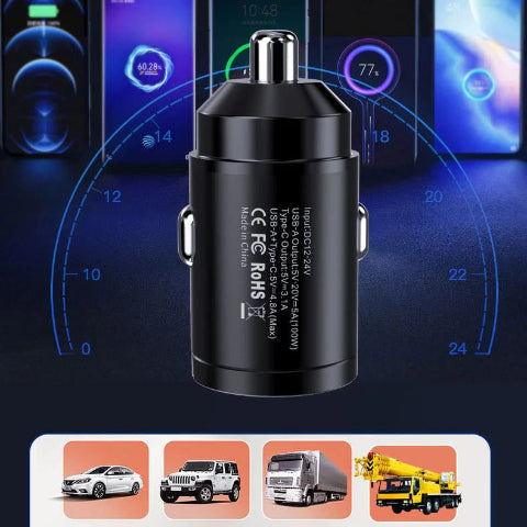 コンパクトカー充電器 – 急速充電 