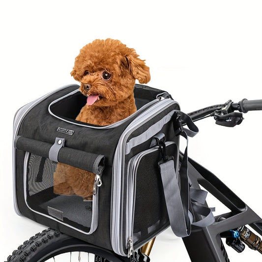 Cesta de Bicicleta para Animales — Ideal para Perros y Gatos Pequeños 