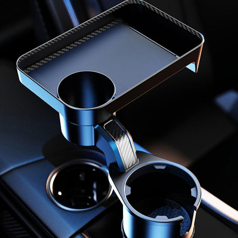 Soporte De Almacenamiento Para Coche - Bandeja Y Portavasos Integrados 