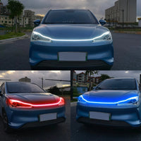 車のボンネットのライトバンド 