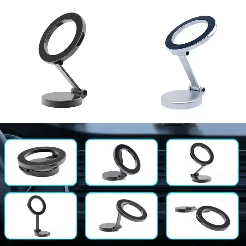 Suport Telefon Magnetic 360° Pentru Mașină – Fixare Ultra-Stabilă 