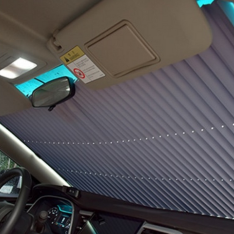 Retractable Car Sunshade — Quick and Convenient Installation 