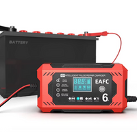 Intelligentes Auto-Batterieladegerät 12V/24V - LCD-Anzeige & Automatischer Schutz 