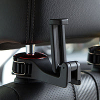 電話サポートとヘッドレスト用バッグ – 便利な2-in-1 