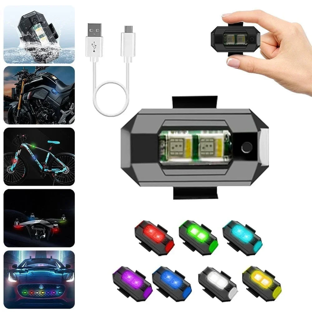 LED-lampor Anti-Kollisions För Motorcykel – Säkerhet Och Stil 