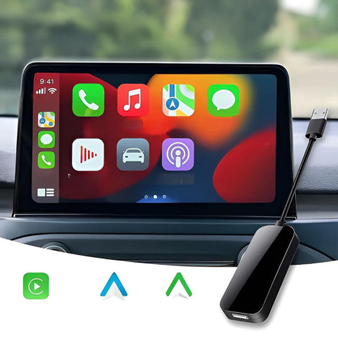 Langaton Yleinen Autoadapteri — Helppo käyttää CarPlayn ja Android Auton kanssa 