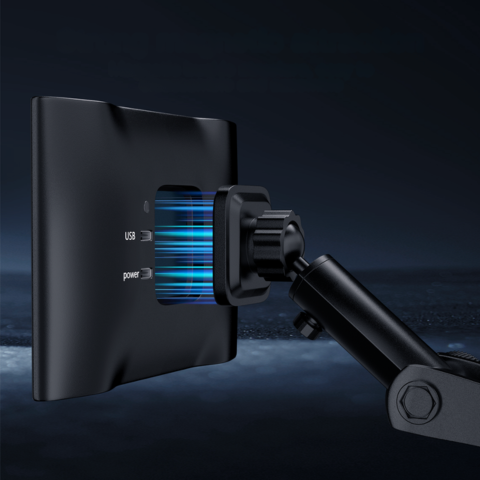 Bærbar Touchscreen — GPS, Musik & Stemmestyring 