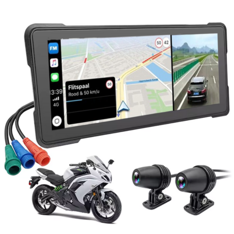 Motoros Multimédia Rendszer — GPS, Zene & Intelligens Vezérlés 