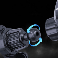 Supporto per Telefono Auto – Ricarica Senza Fili e Illuminazione a Led 