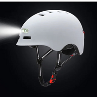 Stadtfahrradhelm – Mit vorderer und hinterer LED-Beleuchtung 
