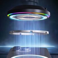 Supporto per Telefono Auto – Ricarica Senza Fili e Illuminazione a Led 