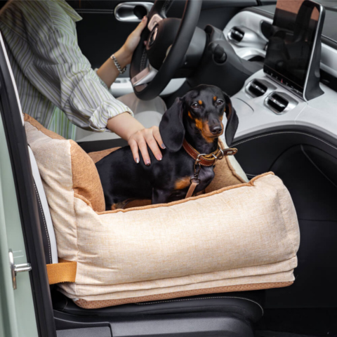 Silla de Coche para Perro – Comodidad y Seguridad en el Coche 