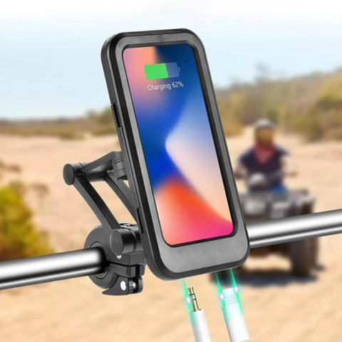 Support Étanche Guidon – Maintien Stable Et Recharge Rapide