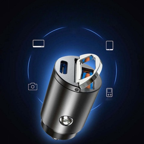 Adaptateur Chargeur Voiture USB – Prise Allume-Cigare Compacte