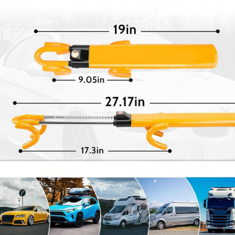 Lenkradblockierung Auto — Verstärkte Sicherheit mit enthaltenen Schlüsseln 