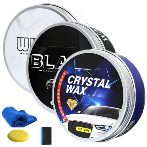 Kit De Cire Auto Essentielle – Effet Rénovateur Et Déperlant