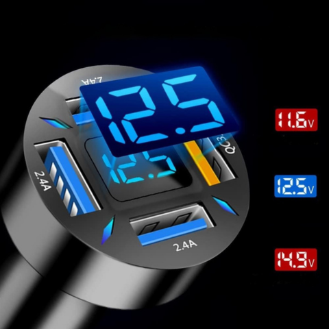Universal och Multi-USB Tändar Laddare 