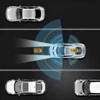 Dashcam Dubbel Full HD Auto - Nachtzicht + Interne Camera 