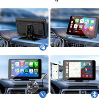 Autoradio portatile da 7 pollici con Carplay wireless - Installazione semplice e interfaccia moderna